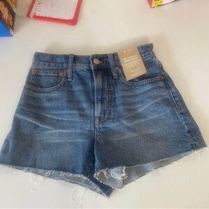 Brand new with tag madewell denim shorts